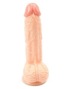 n10434 loving joy realistic dildo with balls and suction cup 7 5 inch 3 2