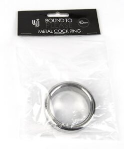 n10461 bound to please metal cock and ball ring 40mm 4 2