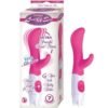 n10908 mini love silicone gspot rabbit vibrator pink 1