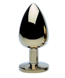 ns7103 precious metals gold anal plug large 2 3