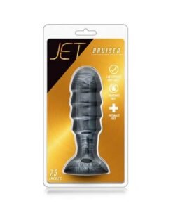 n11083 jet bruiser large ridged butt plug 6inches 2