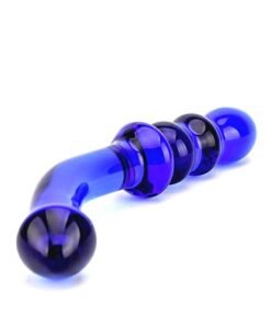 n11033 spectrum ribbed g spot glass dildo 3 wr