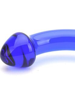 n11033 spectrum ribbed g spot glass dildo 4 wr