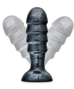 n11083 jet bruiser large ridged butt plug 6inches 5