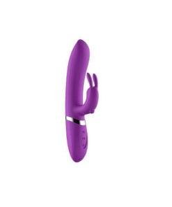 n10943 thrusting purple rechargeable rabbit vibrator 1