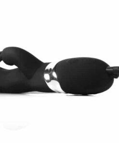 n11159 silicone g spot rabbit vibrator black 2