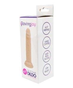 n11473 loving joy 4 5 inch silicone dildo pkg 2