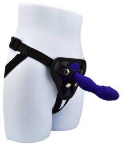 n11536 loving joy 6 inch silicone dildo with suction cup purple 6