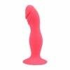 Loving Joy 6 Inch Silicone Dildo with Suction Cup Pink
