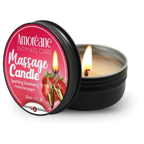 Amoreane Massage Candle - Sparkling Strawberry