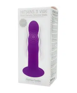n11689 dual density cushioned core vibrating sc ribbed silicone dildo 7inch 2