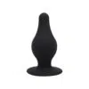 n11843 silexd dual density tapered silicone butt plug small 1