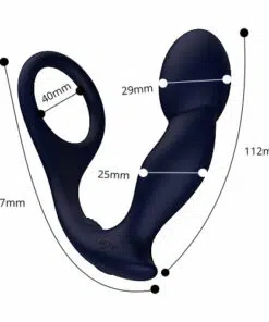 n11785 rev pro remote controlled silicone prostate massager size