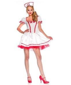 leg avenue naughty nurse costume large