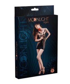 moonlight black cut out mini dress one size