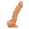 loving joy 9 inch realistic silicone dildo with suction cup and balls vanilla