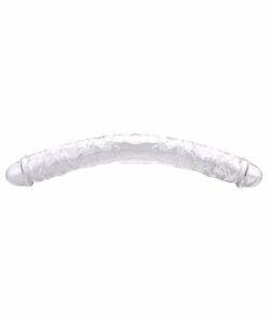 loving joy 18 inch double ended dildo clear