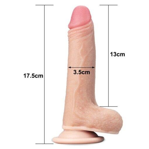 Lovetoy Sliding Skin Dildo 7 Inch - Image 4