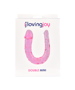 loving joy double mini dildo pink pkg