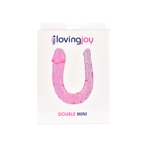 loving joy double mini dildo pink pkg