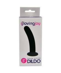 n11510 loving joy smooth silicone dildo 5 inch pkg