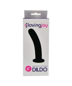 n11511 loving joy smooth silicone dildo 6 inch pkg