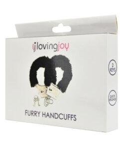 n11714 bound to please furry handcuffs black pkg 1