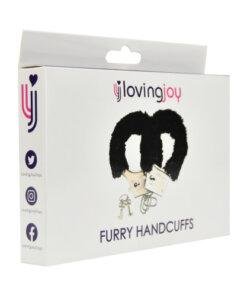 n11714 bound to please furry handcuffs black pkg 2