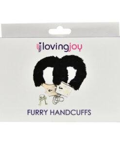 n11714 bound to please furry handcuffs black pkg