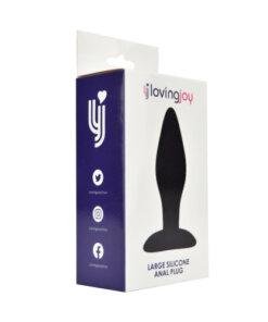 n11778 loving joy silicone anal plug large pkg 1