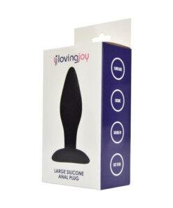 n11778 loving joy silicone anal plug large pkg 2