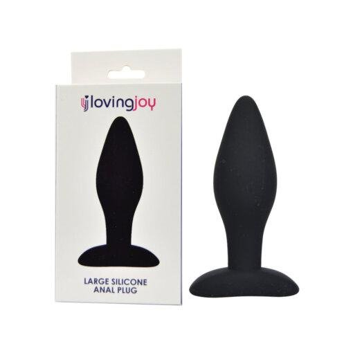 n11778 loving joy silicone anal plug large pkg product