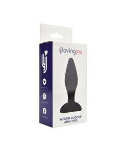 n11779 loving joy silicone anal plug medium pkg 2