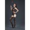 n11791 moonlight patterned black mesh bodywstockings os 1