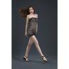 n11793 moonlight black strapless mesh dress os 1