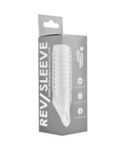 n11854 rev sleeves ribbed penis sleeve with ball loop pkg 1