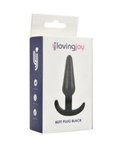 n11856 loving joy butt plug black 2 pkg