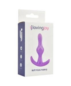 n11857 loving joy butt plug purple pkg 2