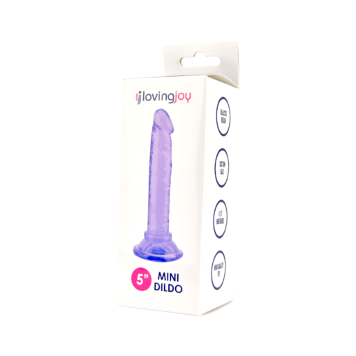 Loving Joy 5 Inch Beginners Dildo - Purple - Image 8