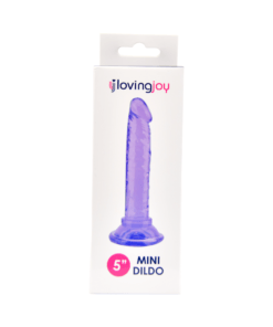 n11937 loving joy 5 inch beginners dildo purple pkg