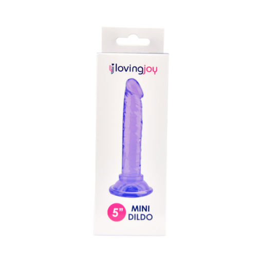 Loving Joy 5 Inch Beginners Dildo - Purple - Image 6