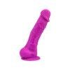 n12028 loving joy 7 inch realistic dildo with suction cup and balls purple