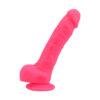 n12031 loving joy 8 inch realistic dildo with suction cup and balls pink