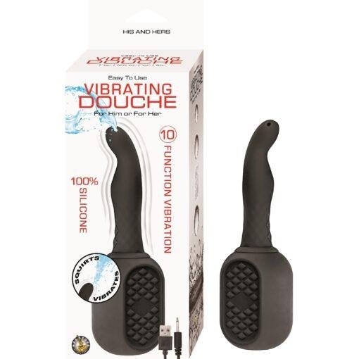 n12116 vibrating anal douche black 1