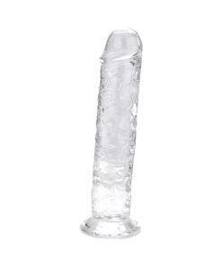 n12183 loving joy 7 5 inch suction cup dildo clear 1