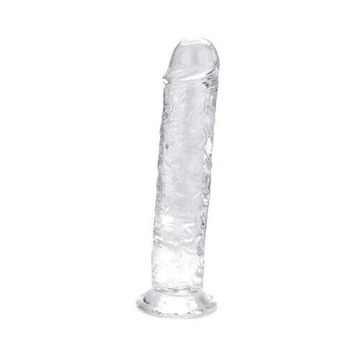 Loving Joy 7.5 Inch Suction Cup Dildo - Clear - Image 5