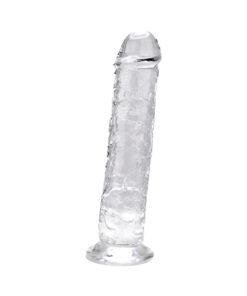 n12183 loving joy 7 5 inch suction cup dildo clear 2