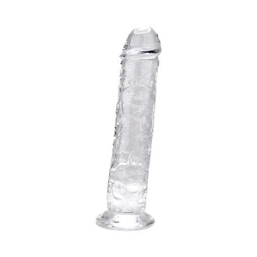 Loving Joy 7.5 Inch Suction Cup Dildo - Clear - Image 3