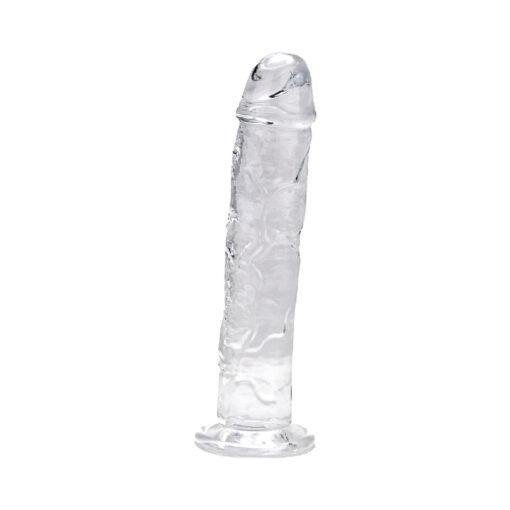 Loving Joy 9.5 Inch Suction Cup Dildo - Clear - Image 3