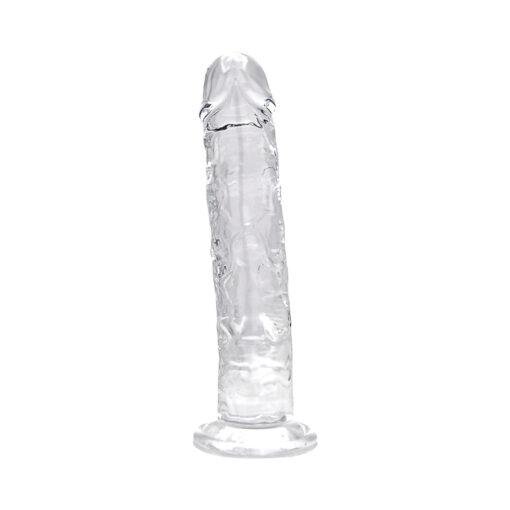 Loving Joy 9.5 Inch Suction Cup Dildo - Clear - Image 4